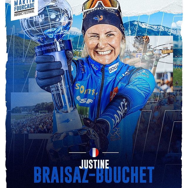 BRAISAZ Justine, Très Heureuse de
vous retrouver
sur les bords du
lac d’Annecy le
3 septembre
prochain à
l’occasion du
@mfnordicfestiva
l
Let’s rock to
@mfnordicfestiva
l on the 3rd
septembre 2022
in Annecy