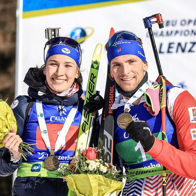 CLAUDE Emilien, 3ème sur ce
single mixte des
championnats
d’Europe avec
@paula_botet !🥉🥳