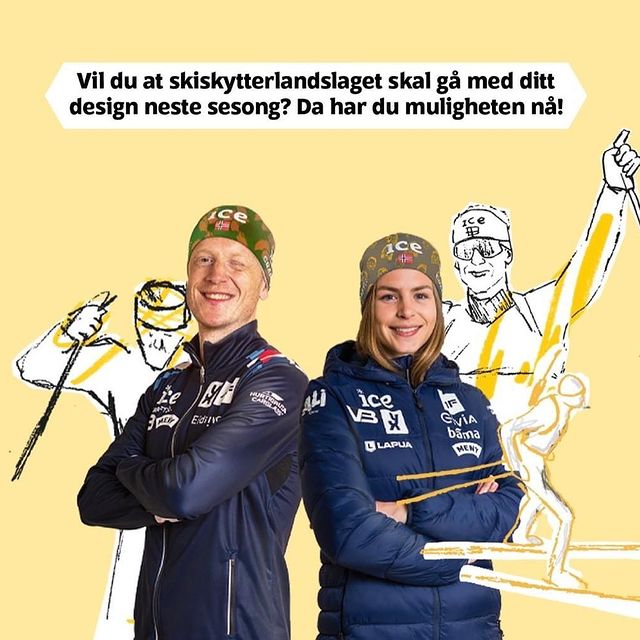 BOE Johannes Thingnes, Reklame @ice.no
Siste frist er
31.januar til å
designe neste
års
skiskytterluer‼️
Klikk deg inn på
www.ice.no/lue.
Link finner du i
historien👏🏼